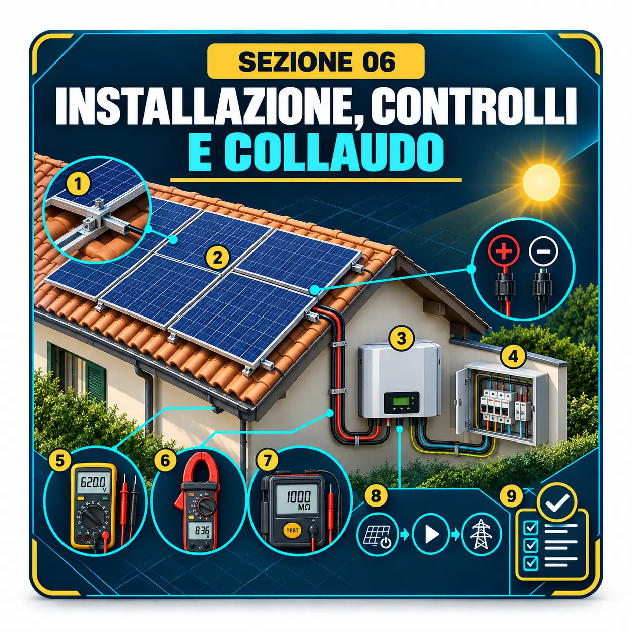 Copertina area 6: Installazione, controlli e collaudo
