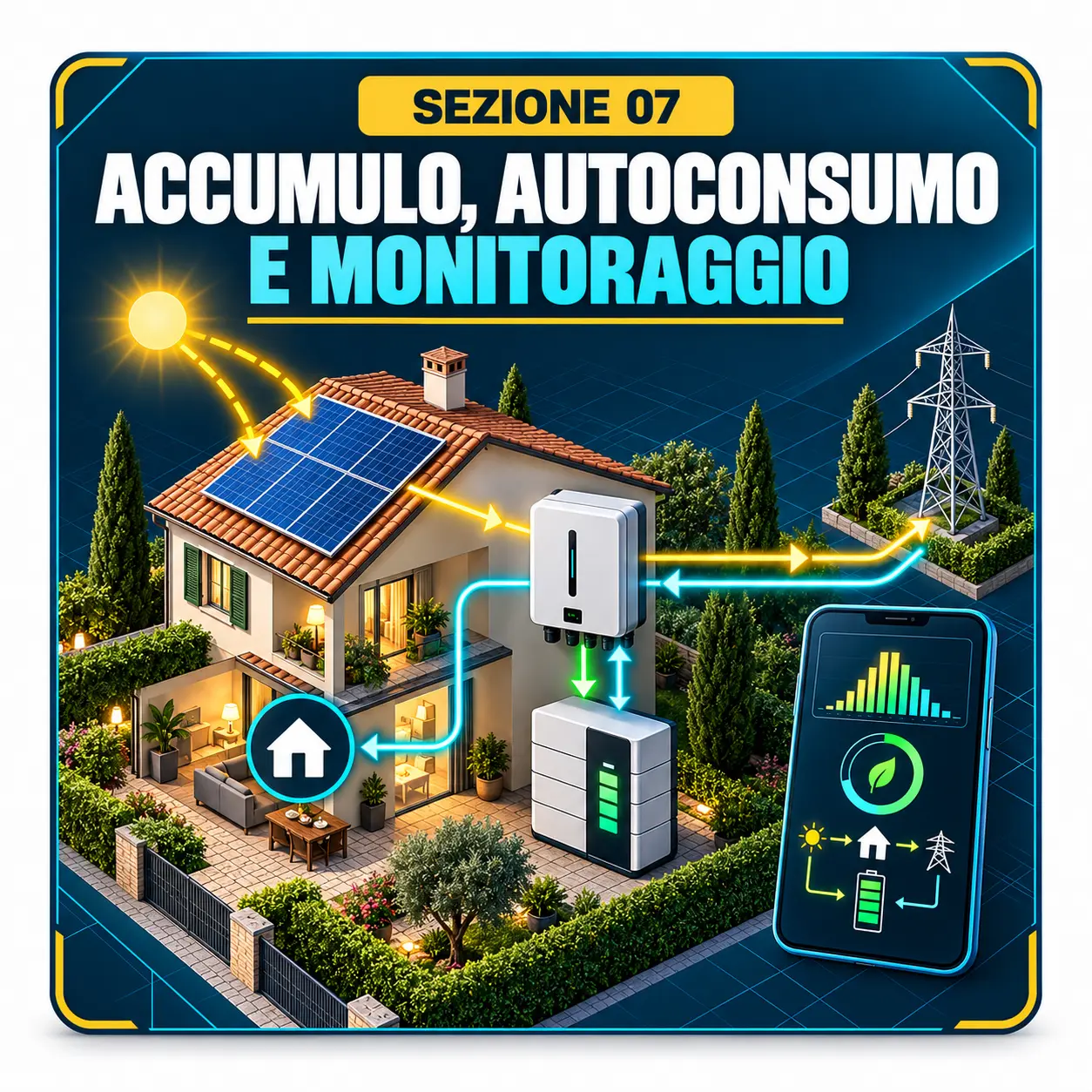 Copertina area 7: Accumulo, autoconsumo e monitoraggio