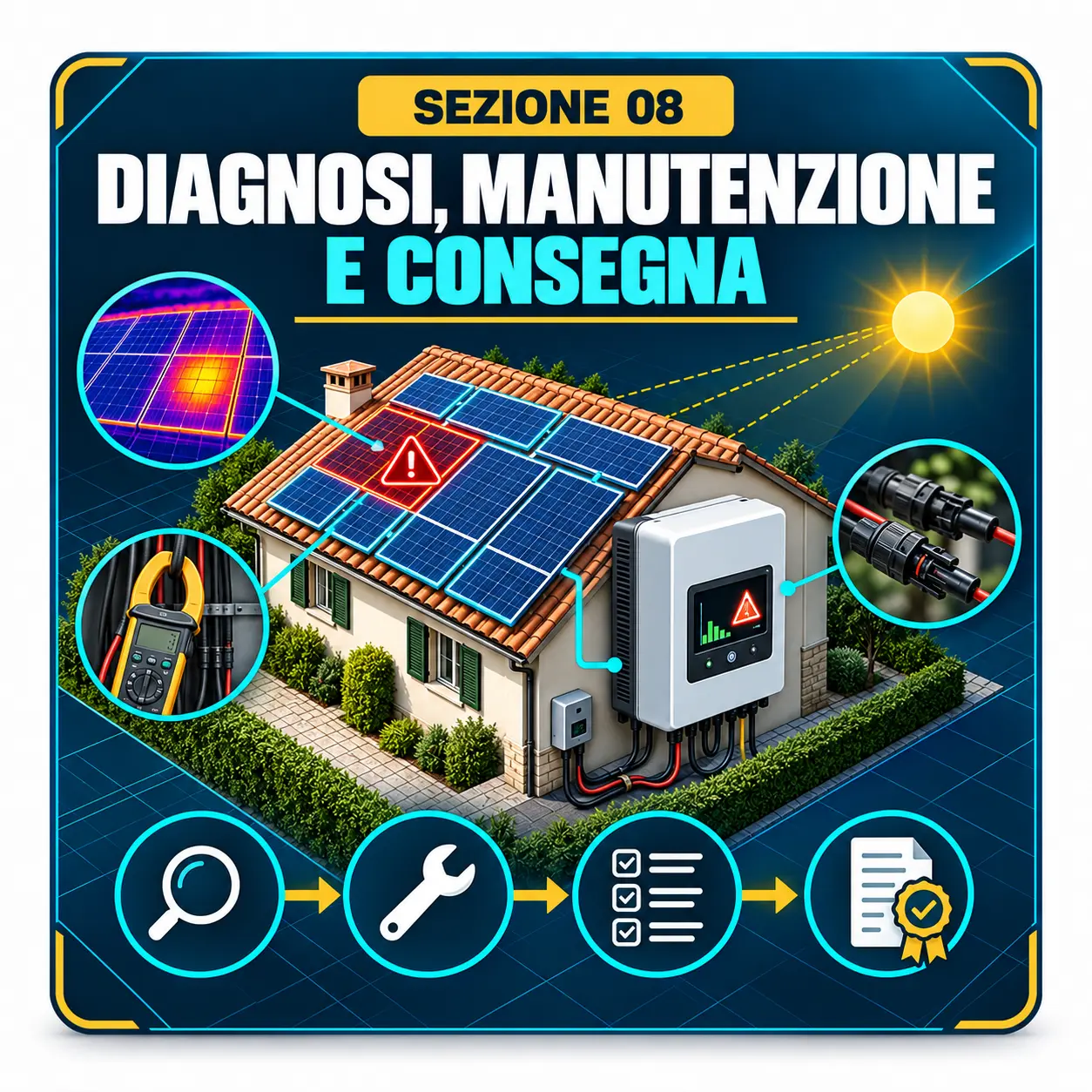 Copertina area 8: Diagnosi, manutenzione e consegna